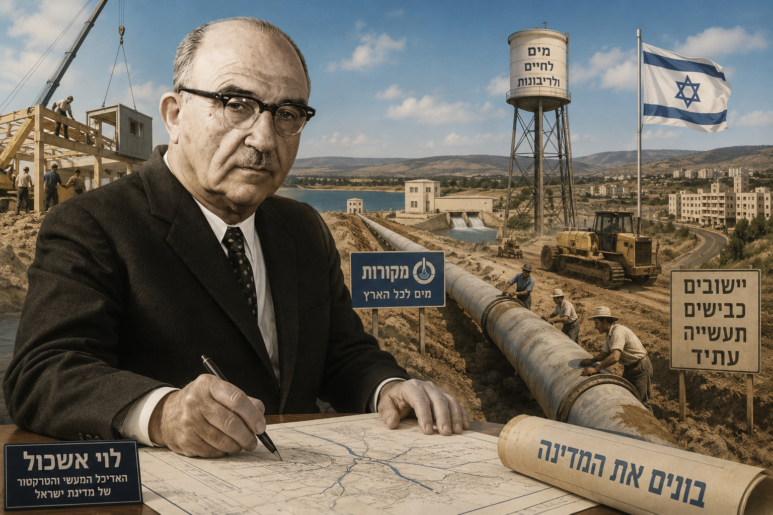 You are currently viewing לוי אשכול: האדריכל המעשי וה"טרקטור" שהניח את יסודות מדינת ישראל