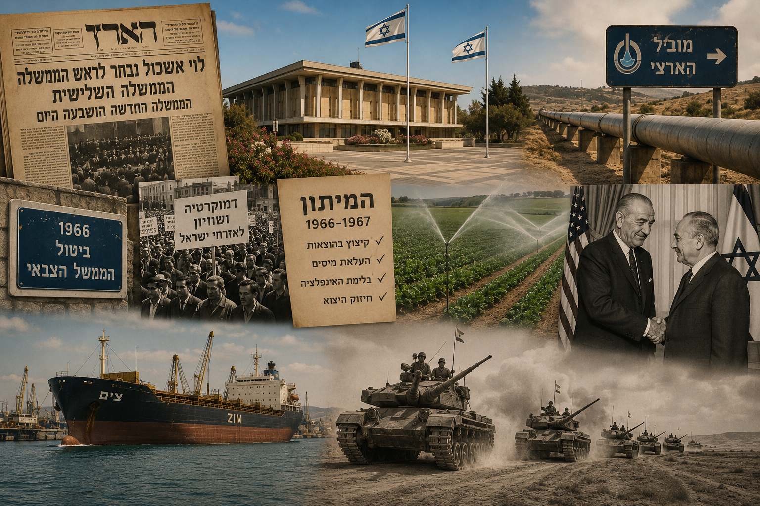 You are currently viewing לוי אשכול כראש ממשלה: המנהיג שנירמל את הדמוקרטיה הישראלית והצעיד אותה לבגרות